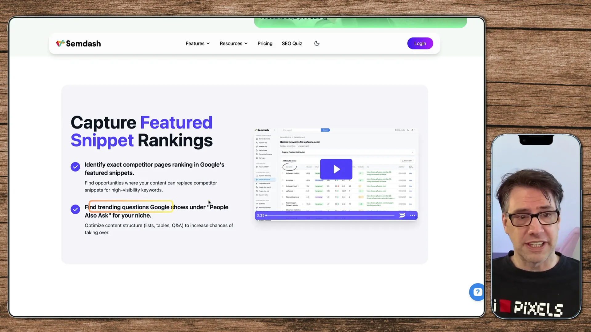 Keyword-Optimierung mit Semdash