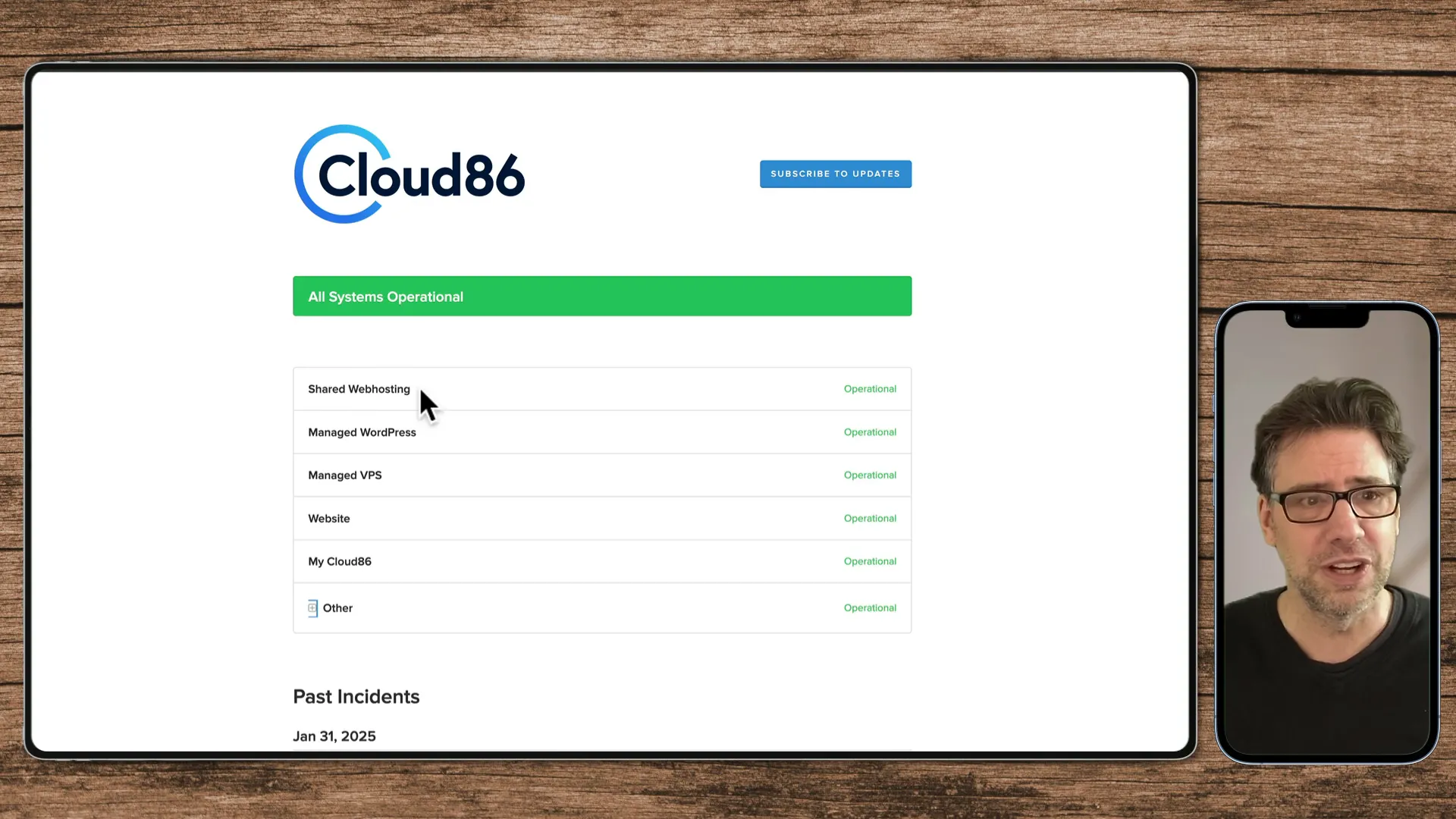 Cloud86 Systemverfügbarkeit