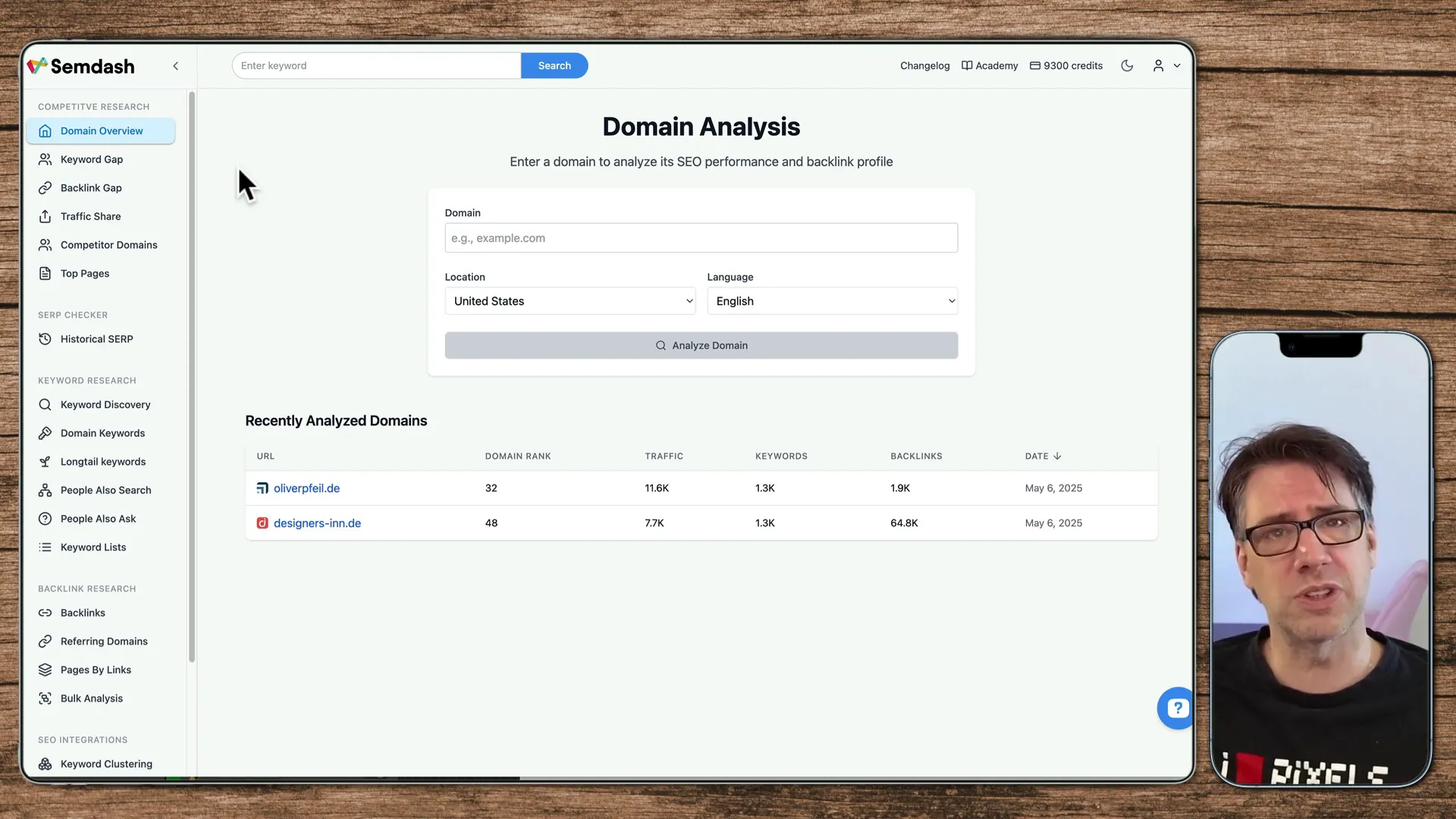 Keyword-Discovery Funktion
