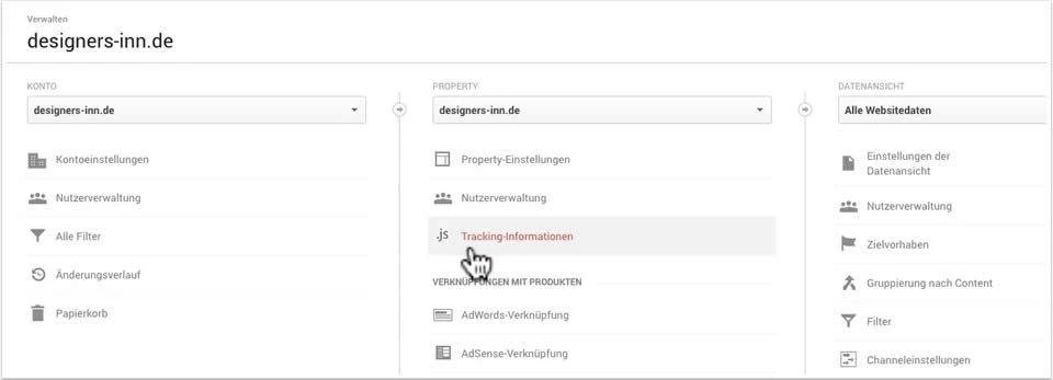 Google Analytics einrichten – Splittest
