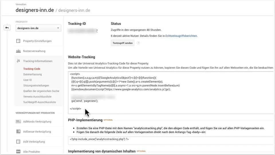 Splittest Beispiel: Google Analytics einrichten