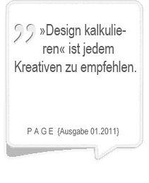 Design kalkulieren
