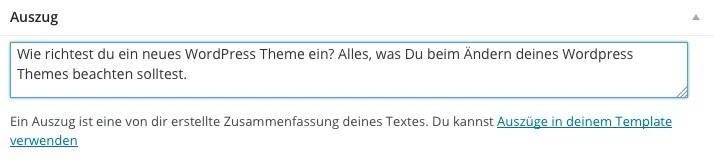 auszug
