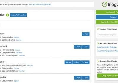 Blog2social Netzwerke – Social media automatisierung