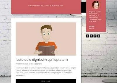 DI Blogger WordPress Theme Screenshot 4