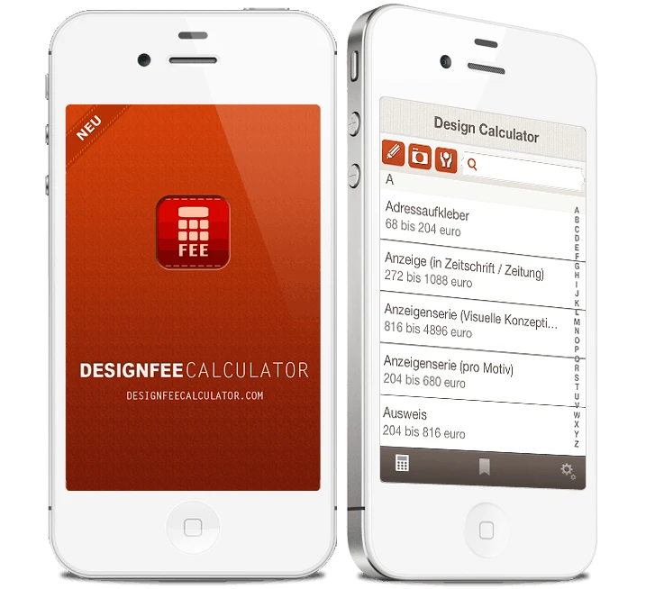 Designfee Iphone White – Was kostet Design? DESIGN FEE