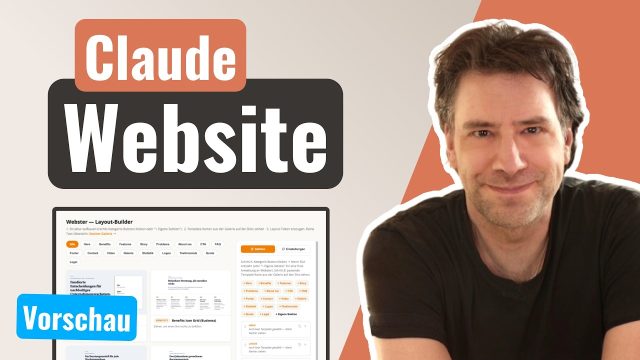 Sneak Peak Webster: Website mit KI erstellen – schnell, individuell und mit sauberem HTML
