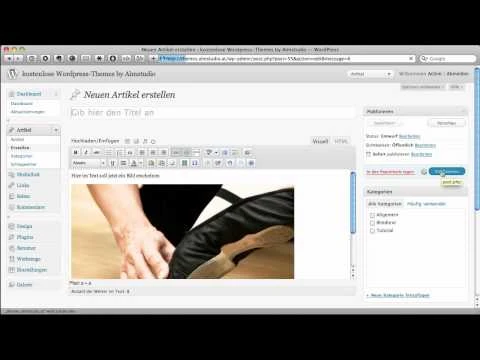 Bilder in Artikel einfügen – wordpress bilder einfügen