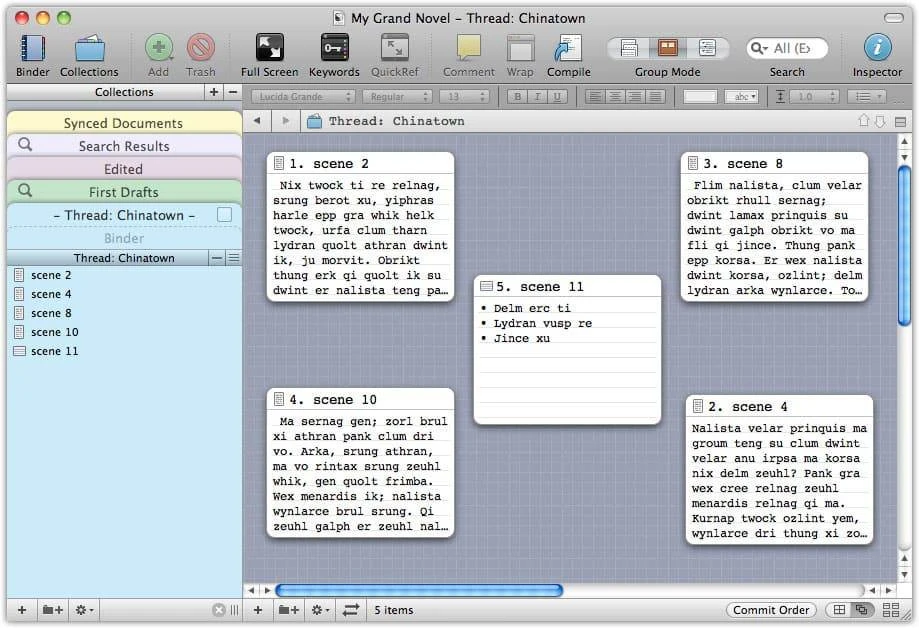 Review-Screencast Beispiel: New Collections Lg