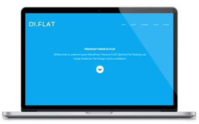 PREVIEW: WordPress Theme DI.Flat