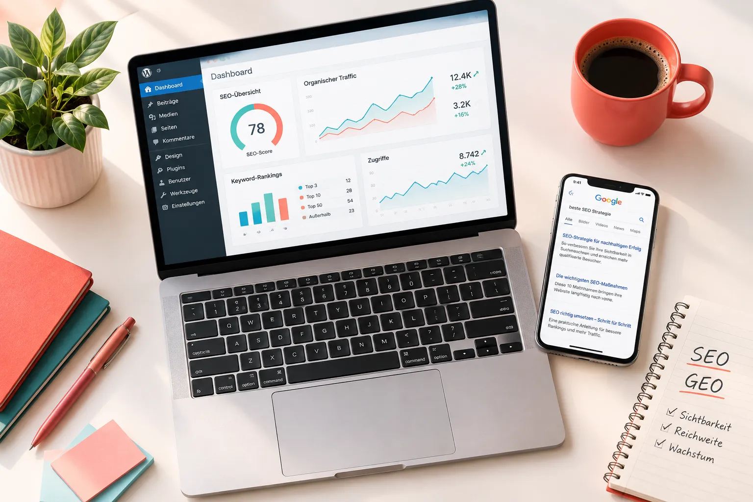 WordPress SEO: Deine Website für SEO und GEO (KI) ranken WordPress SEO: Deine Website für SEO und GEO (KI) ranken