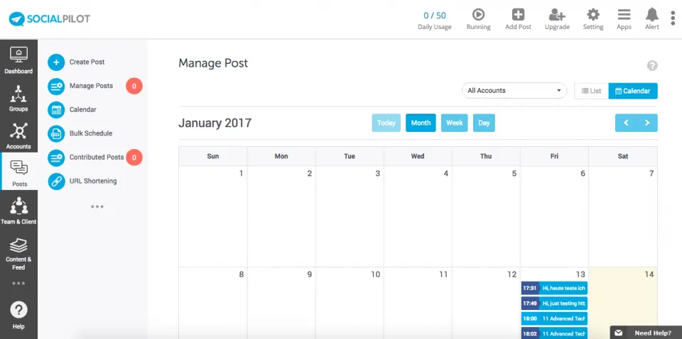 social pilot - social media kalender