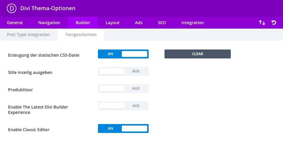Den neuen Editor in den Theme-Optionen deaktivieren – WordPress 5 und dein Designers Inn Themes